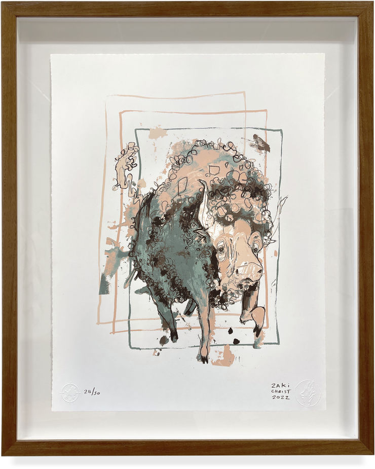 Buffalo VI Framed Print by Zaki Christ, Limited Edition