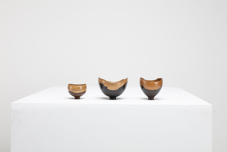 Bert Marsh, Wooden Turned Bowls, 1990s
