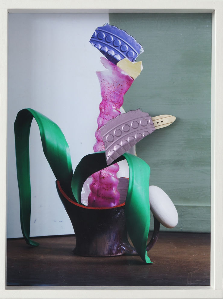 Thorsten Brinkmann Vildolency, 2024 Archival pigment print and found objects 13 1/4 x 17 1/8 x 3 1/8 in 33.5 x 43.5 x 8 cm