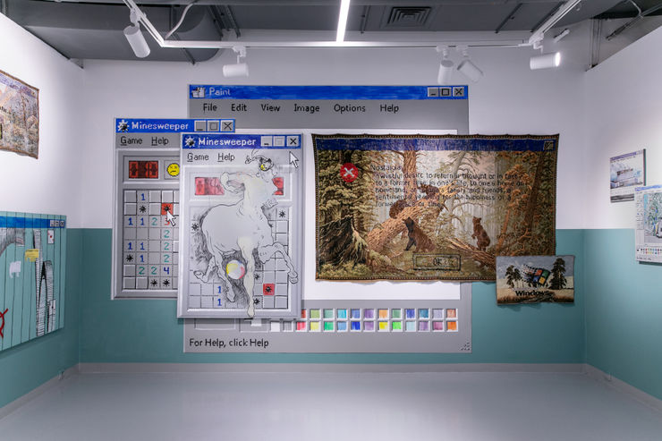 Dagnini, Disk (D:), 2019, installation view