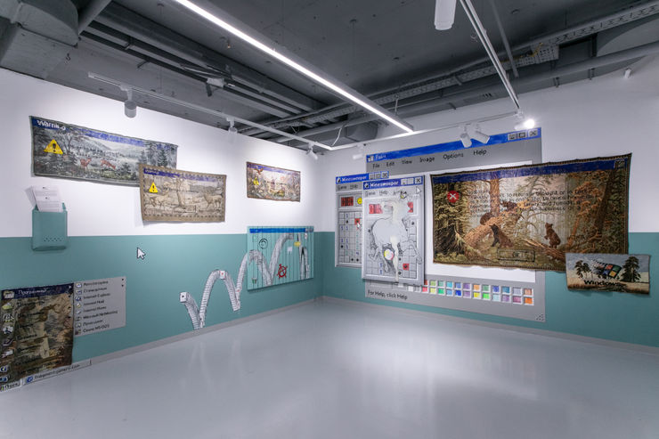 Dagnini, Disk (D:), 2019, installation view