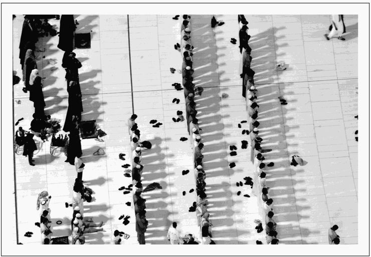 AMMAR ABD RABBO 'People praying next to the Great Mosque in Mecca, Saudi Arabia', 2008 Archival Print On Cotton Paper Edition of 5 110 x 160 cm