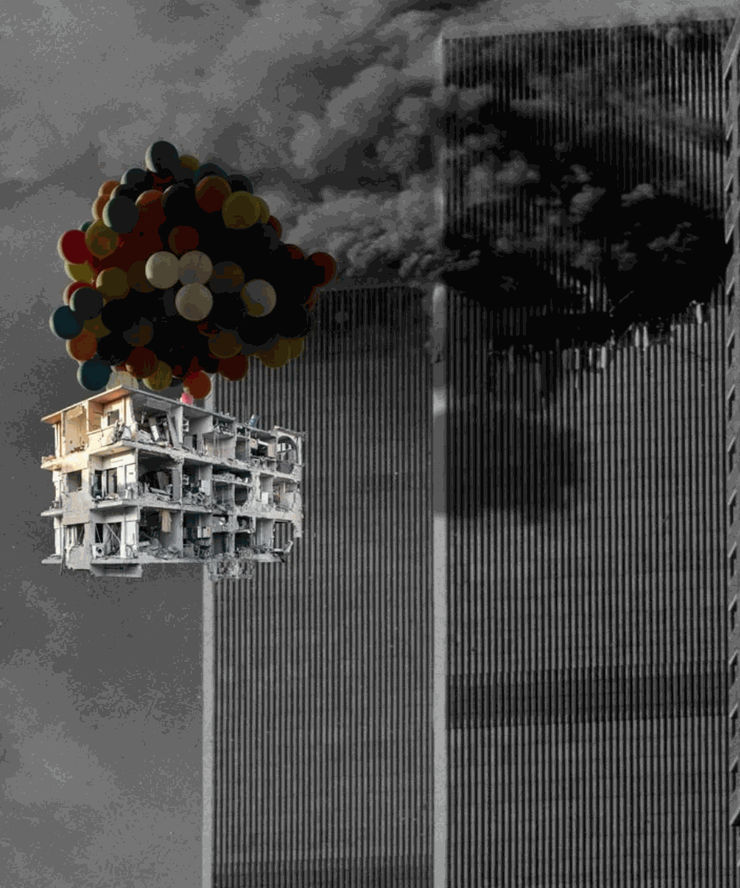 Tammam Azzam New York from Bon Voyage Series, 2013 C-print Diasec Mounting Edition of 5 120 x 100 cm