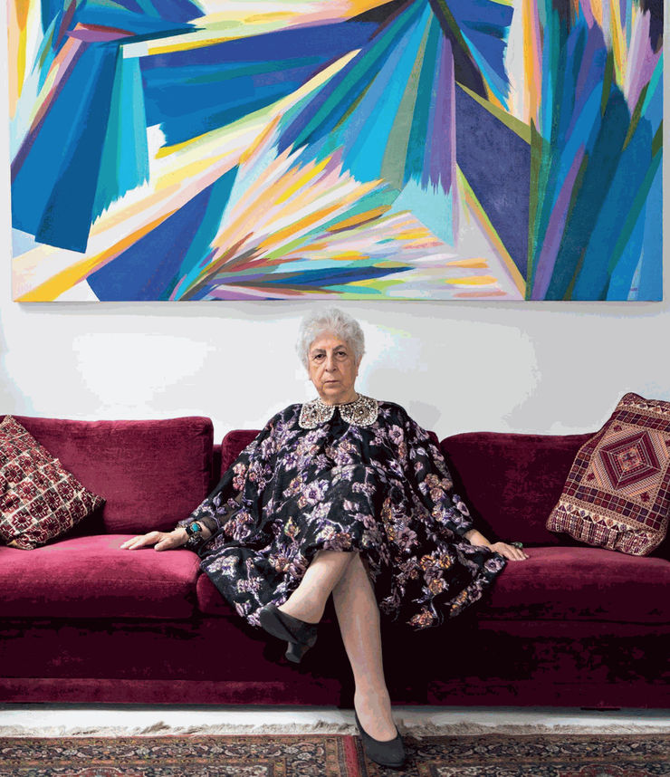 Portrait of Samia Halaby