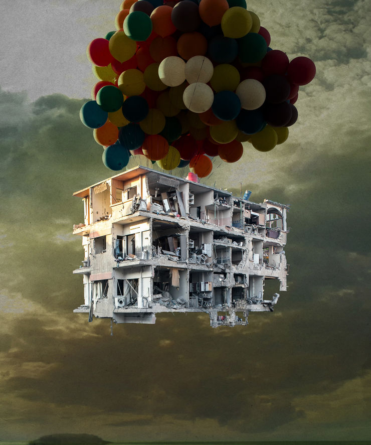 Tammam Azzam, Damascus from Bon Voyage Series, 2013, C-Print Diasec Mounting, 120 x 100 cm, Edition of 5 + 3 AP