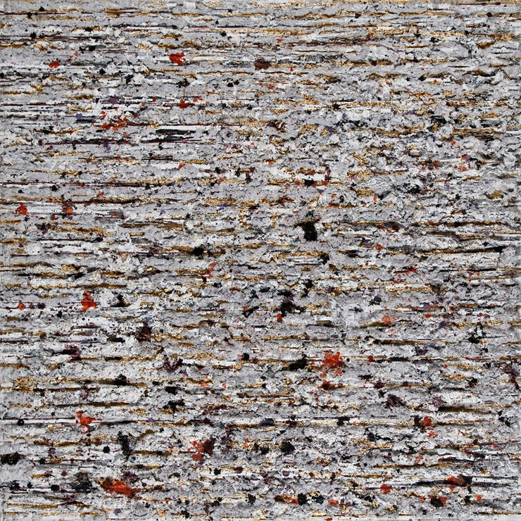 Thaier Helal, Mirage, 2016, Mixed media on canvas, 120 x 120 cm