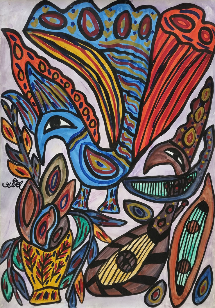 BAYA, Sans titre, circa 1985