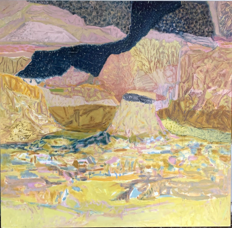 A Garden Of Sacred Mountains 202X206Cm Oil On Belgian Linen 2022 28 000 00