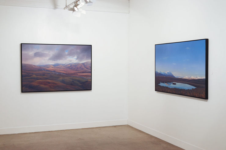 Bruce Hunt exhibition installation