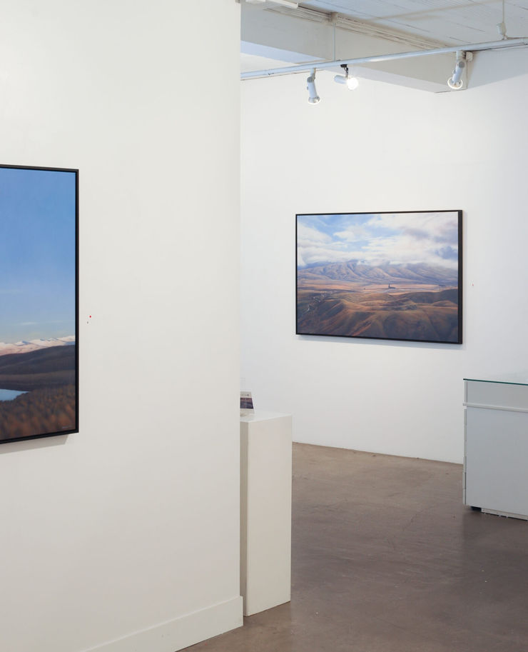 Bruce Hunt exhibition installation