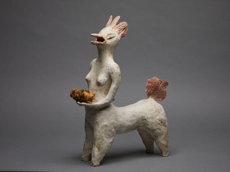 Bronwynne Cornish ceramic work seed guardian