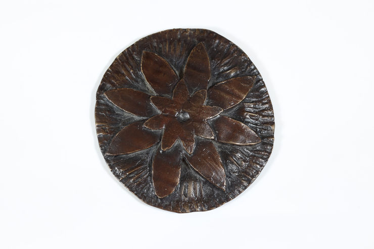 Fatu Feu'u Tropical Frangipani Bronze 13.5 x 13 cm