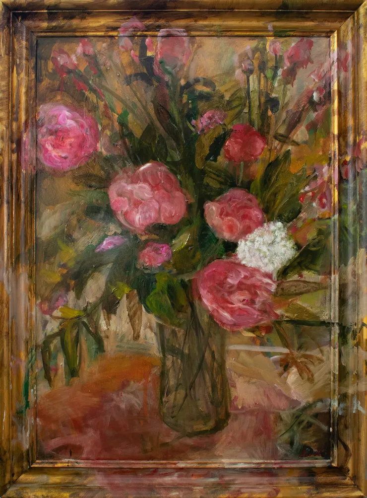 George Savill, Arrangement of Peonies, 2024