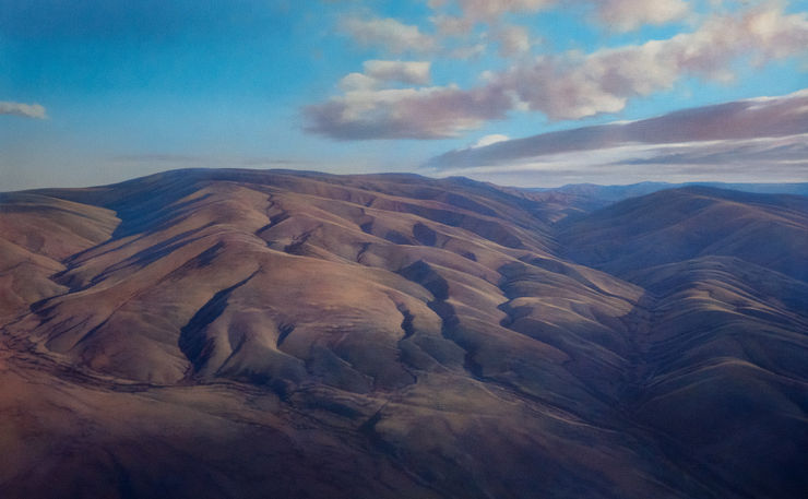 Bruce Hunt Hakataramea, 2021 Acrylic on canvas 106.5 x 167 cm