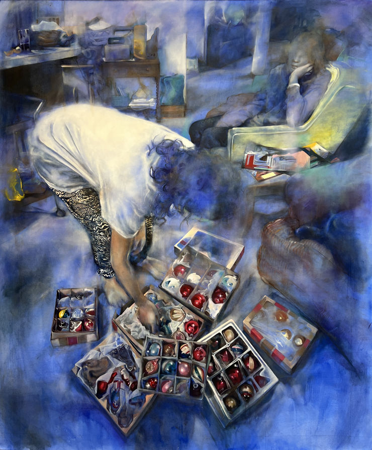 "Ornaments," a painting by So Lee