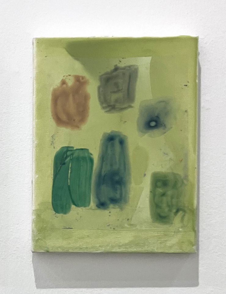 "Untitled" (painting by Lesley Bodzy)