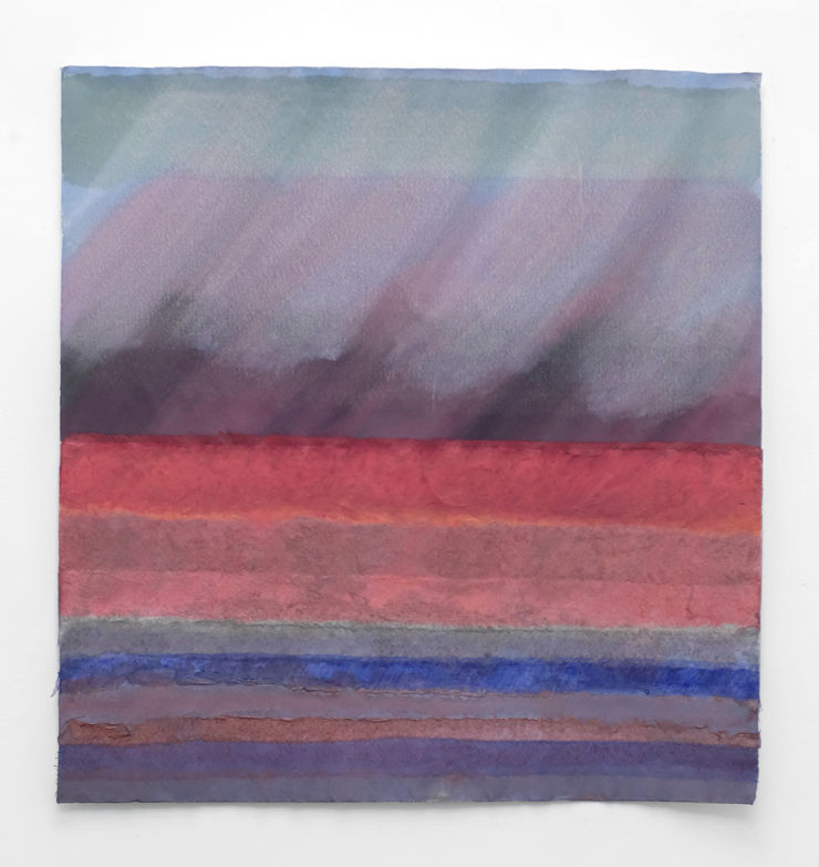 "Dancheong no. 11" (painting by Adrienne Lee)