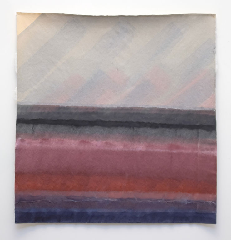 "Dancheong no. 10" (painting by Adrienne Lee)