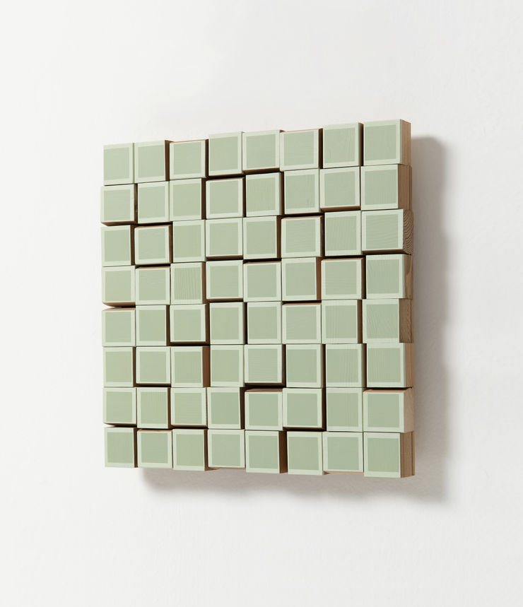 Square Pieces 4 Acrylic And Pigment On Wood Frame For Canvas 32 1 X 32 1 X 2 9 Cm 2026 3