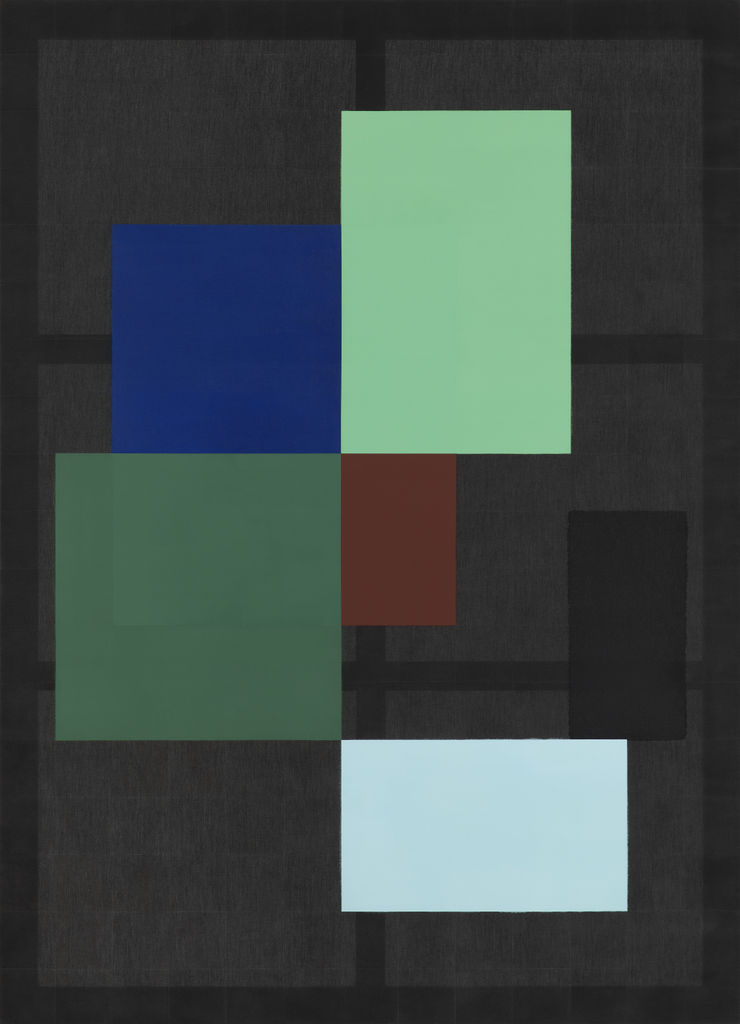 Untitled Ink Acrylic And Pigment On Linen 193 9 X 140 Cm 2026 2