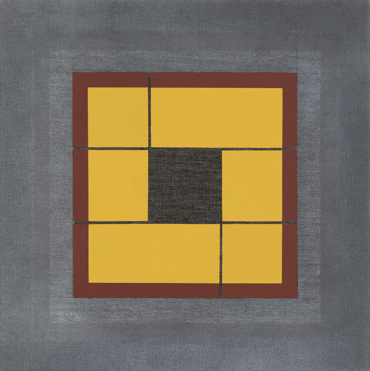 Untitled Ink Acrylic And Pigment On Linen 25 X 25Cm 2026 2