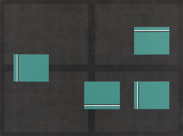 Untitled Ink Acrylic And Pigment On Linen 97 X 130 3 Cm 2026 2