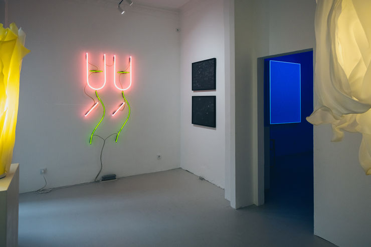 Exhibition view "λ1 — Natur & Technik" | Galerie Watson, Hamburg | Photo: David Reineke