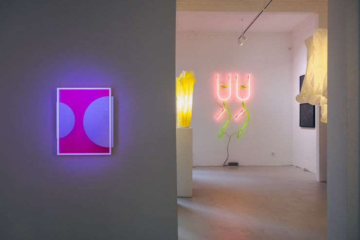 Exhibition view "λ1 — Natur & Technik" | Galerie Watson, Hamburg | Photo: David Reineke