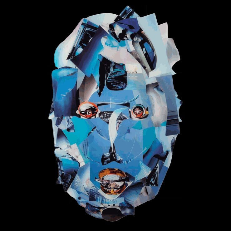 Marie-Pierre Debroeck, Mask Blue, 2023