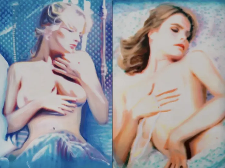 “Centerfolds” Cristine Brache’s solo exhibition at Bernheim Gallery, London, PURPLE