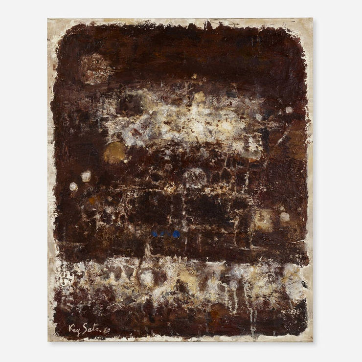Key Sato "Lumi&egrave;re bris&eacute;e" 1960 73 &times; 60 cm