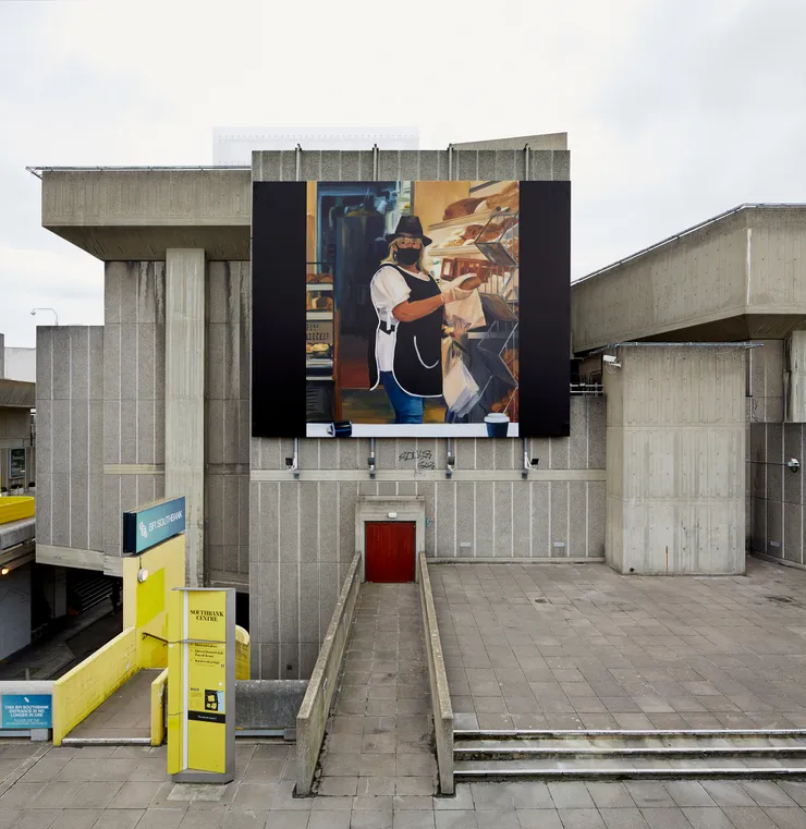 Installation View Caroline Walker Everyday Heroes Southbank Centre London 4 September 1 November 2020 1