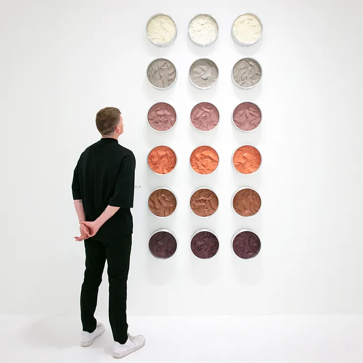 KX2's Pipeline Series Wall Sculptures, Now hanging at Square One Gallery