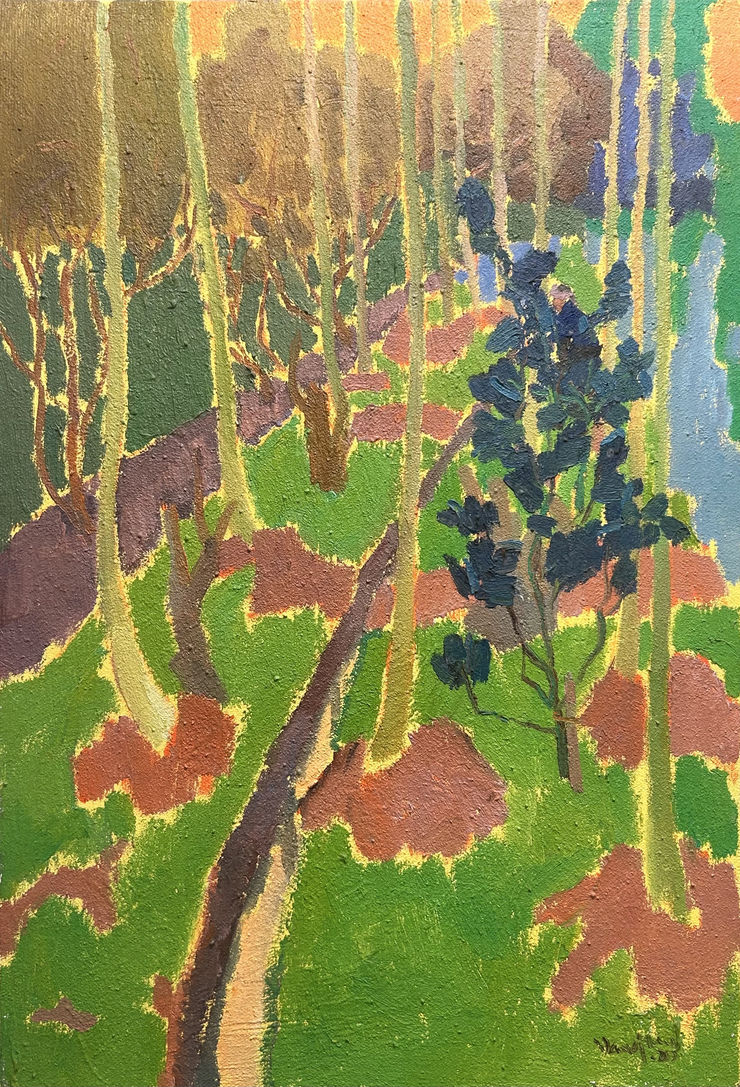 Dang Huu, papaya garden, 2020