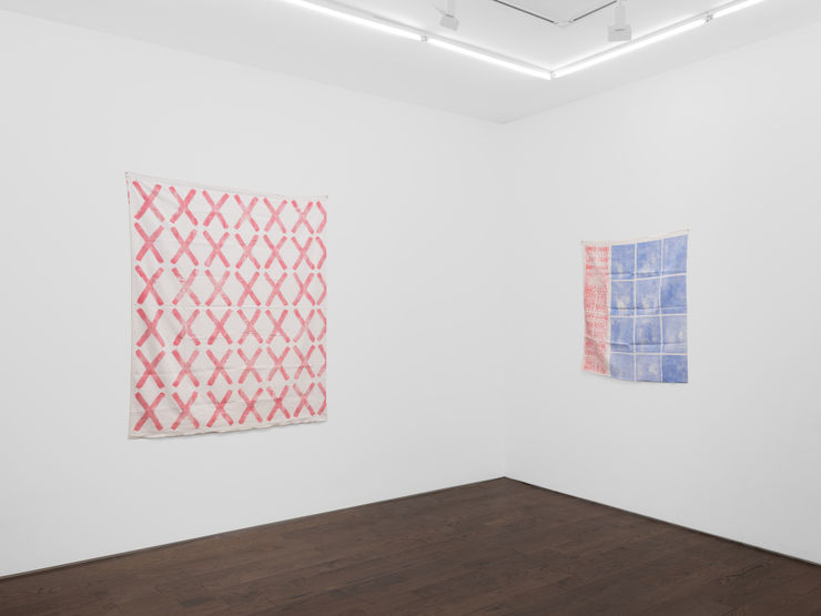 Exhibition View Fold Drape Repeat New York 2025 Inna Svyatsky Courtesy Ceysson Be Ne Tie Re 07