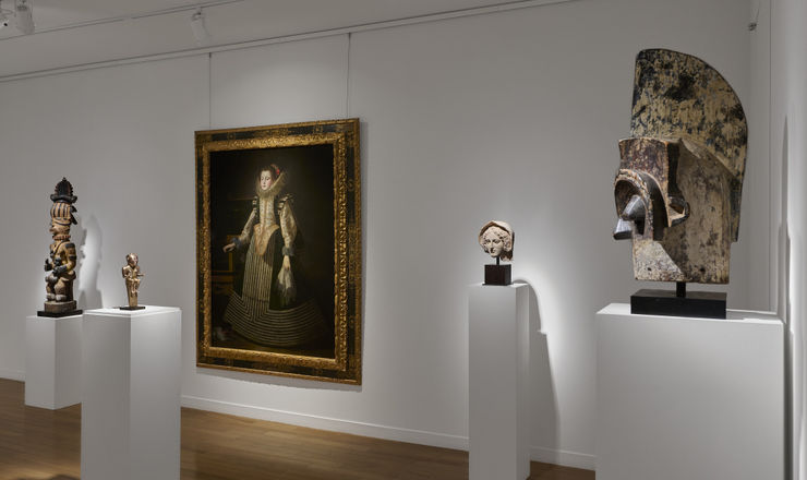 Installation view of Power Figures