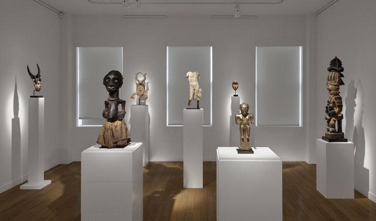 Installation view of Power Figures