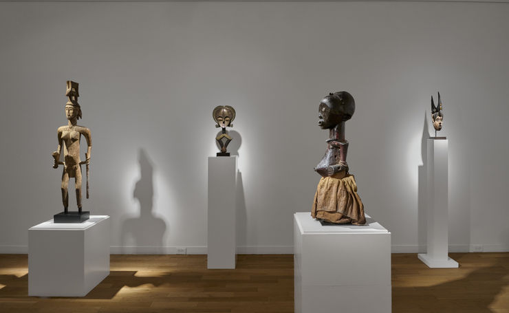 Installation view of Power Figures