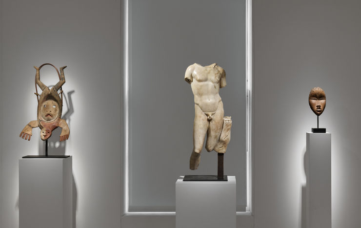 Installation view of Power Figures