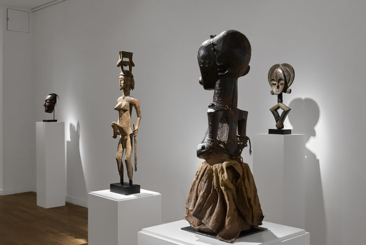 Installation view of Power Figures