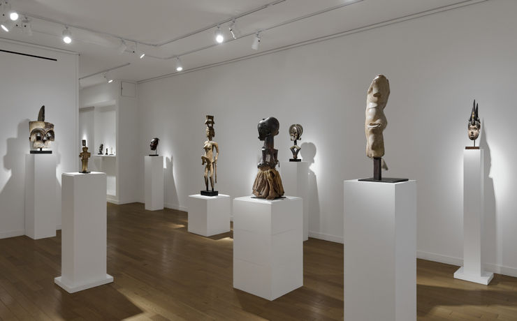 Installation view of Power Figures