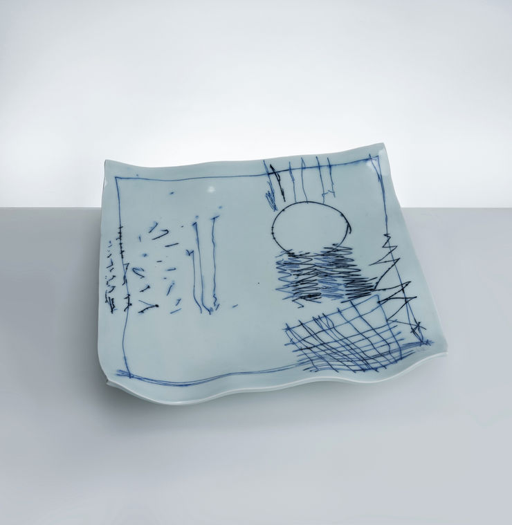 Masamichi Yosahikawa, Large platter, 2012