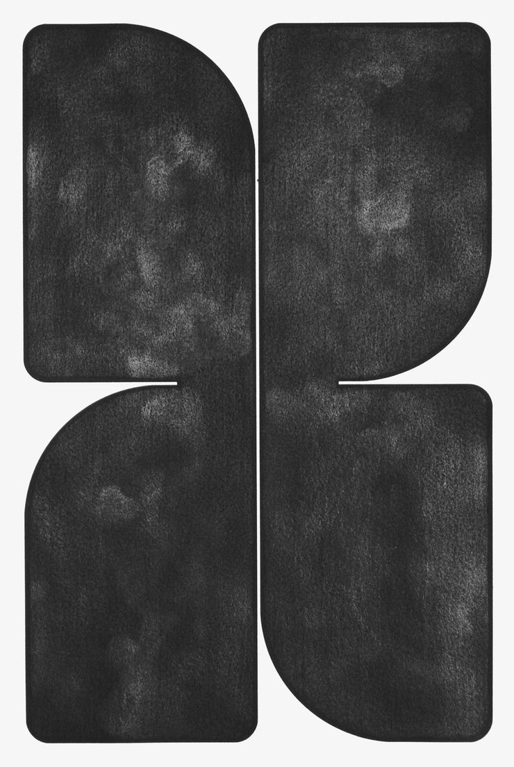 OBJECT NUMBER R029 9 X 6 IN / 22.86 X 15.24 CM BURNISHED INDIA INK ON 1PLY RISING MUSEUM BOARD, 250GSM, 100% COTTON, NEUTRAL PH, ACID FREE & LIGNIN FREE.