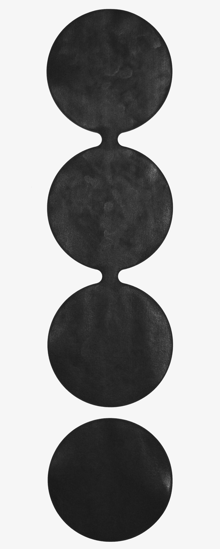 OBJECT NUMBER R122 20 X 8 IN / 50.80 X 20.32 CM BURNISHED INDIA INK ON 1PLY RISING MUSEUM BOARD, 250GSM, 100% COTTON, NEUTRAL PH, ACID FREE & LIGNIN FREE.