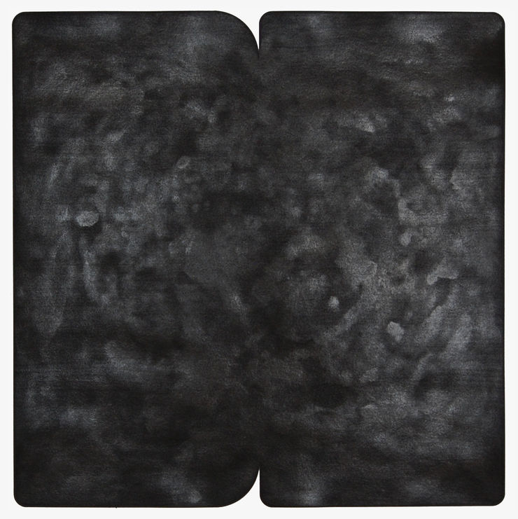 OBJECT NUMBER 2018.072 11 X 11 IN / 27.94 X 27.94 CM BURNISHED INDIA INK ON 1PLY RISING MUSEUM BOARD, 250GSM, 100% COTTON, NEUTRAL PH, ACID FREE & LIGNIN FREE.