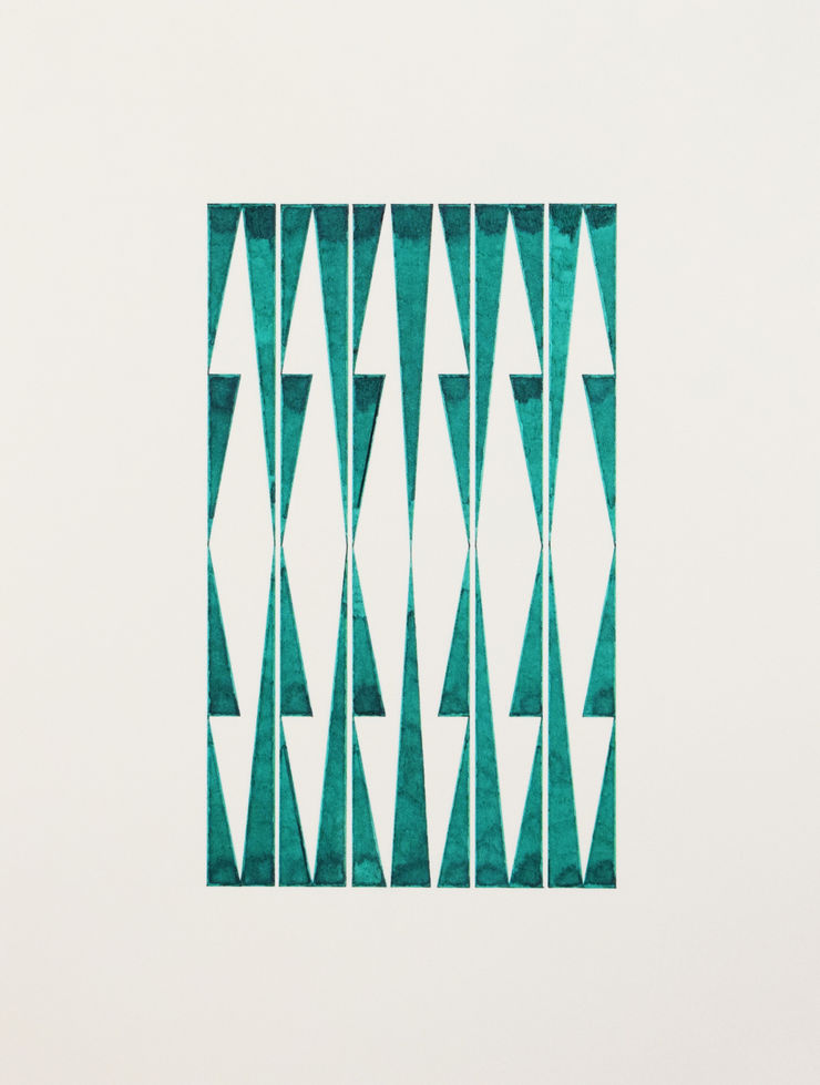 OBJECT NUMBER 2018.072 16 X 12 IN / 41.28 X 30.96 CM KOSUTH ASH + INDIA INK ON ARCHES 140LB HOT PRESS W/C PAPER