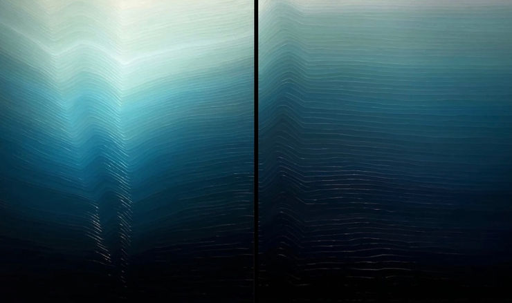 H D Carew - THE RIPPLES WE MAKE (DIPTYCH)