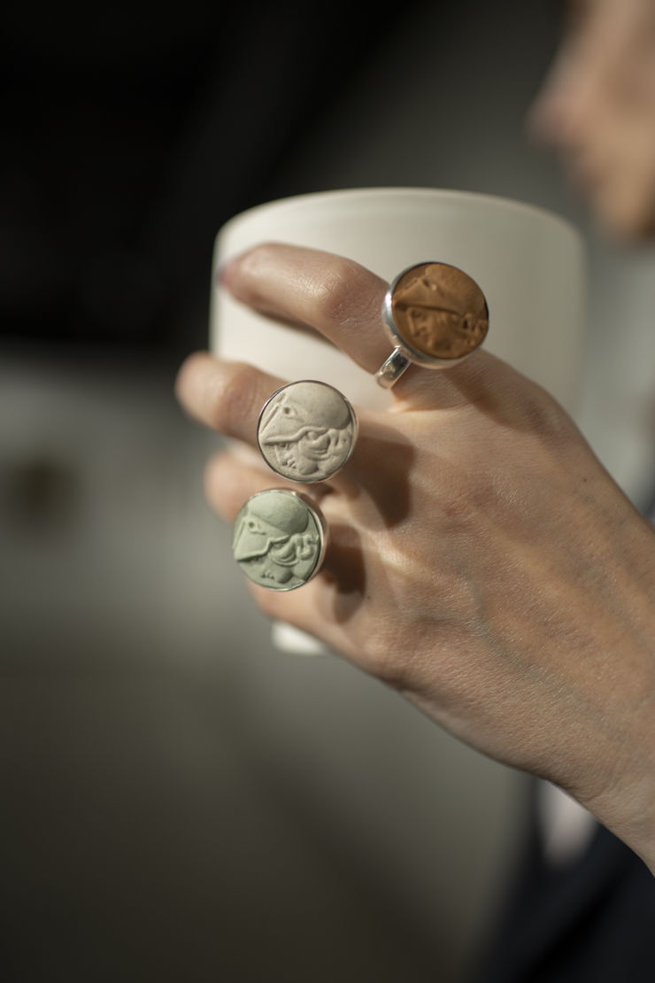 Sergo Kobuladze - Signature Ring, Limited-edition signet in three artist-selected finishes