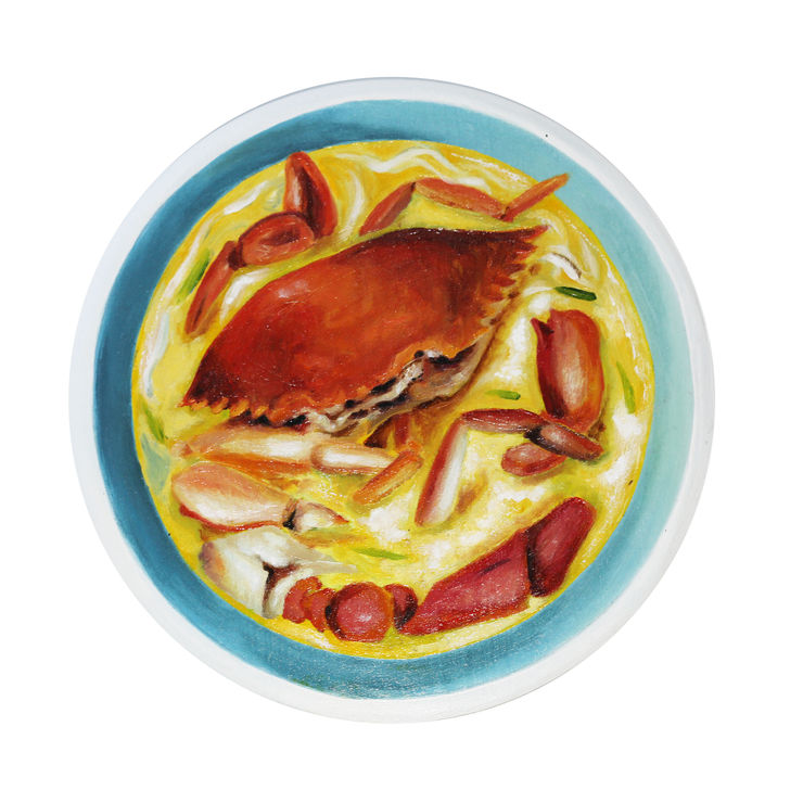 JJ Galloway, Crab Soup (Crab Bee Hoon)