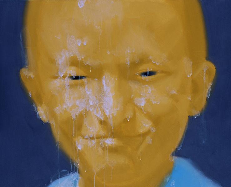 沈晓彤， 小毕， 布面油画，80 × 100 cm，2008 Shen Xiaotong, Xiao Bi , Oil on canvas, 80 × 100 cm, 2008